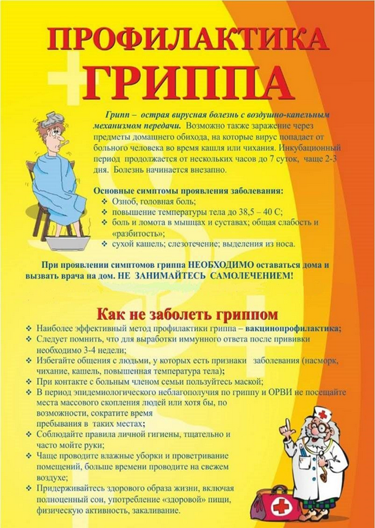 Профилактика гриппа