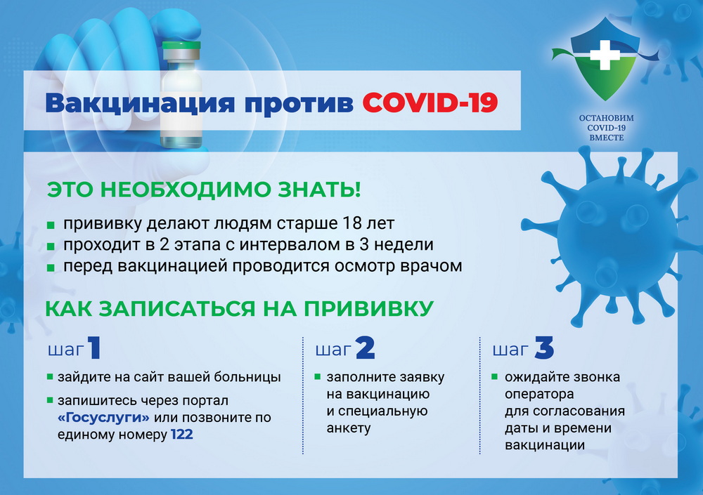 Флаер А 5 сторона 1 вакцинация