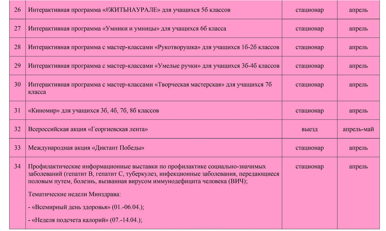 Календарный план на 2025г. 0009 0005